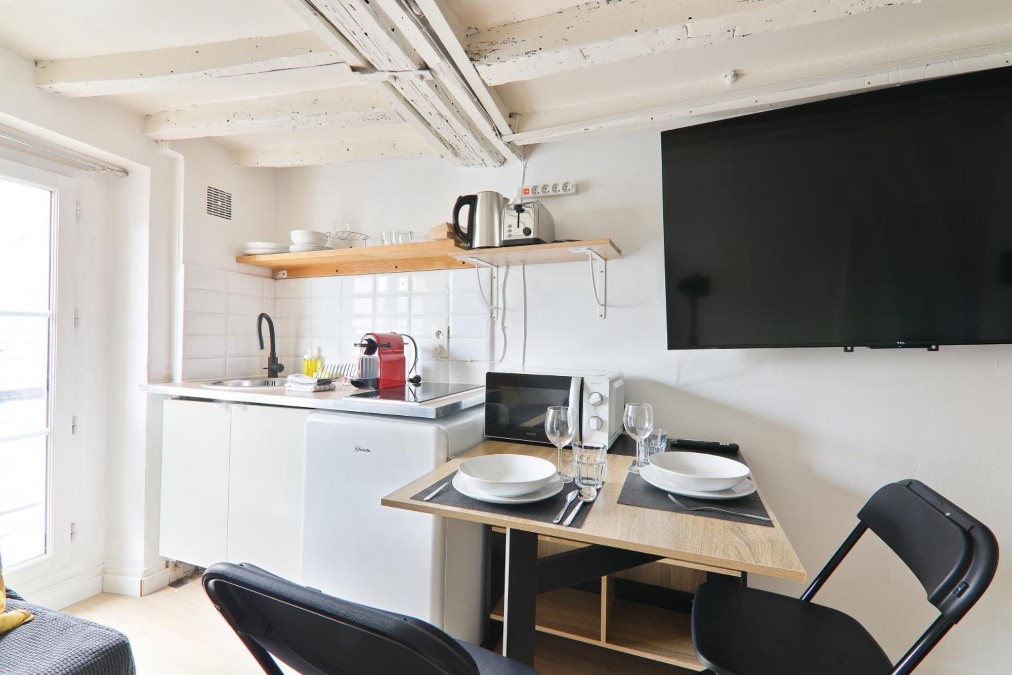 Studio Appartement Quartier Saint-Michel Notre-Dame 3 Free Netflix Париж Екстериор снимка
