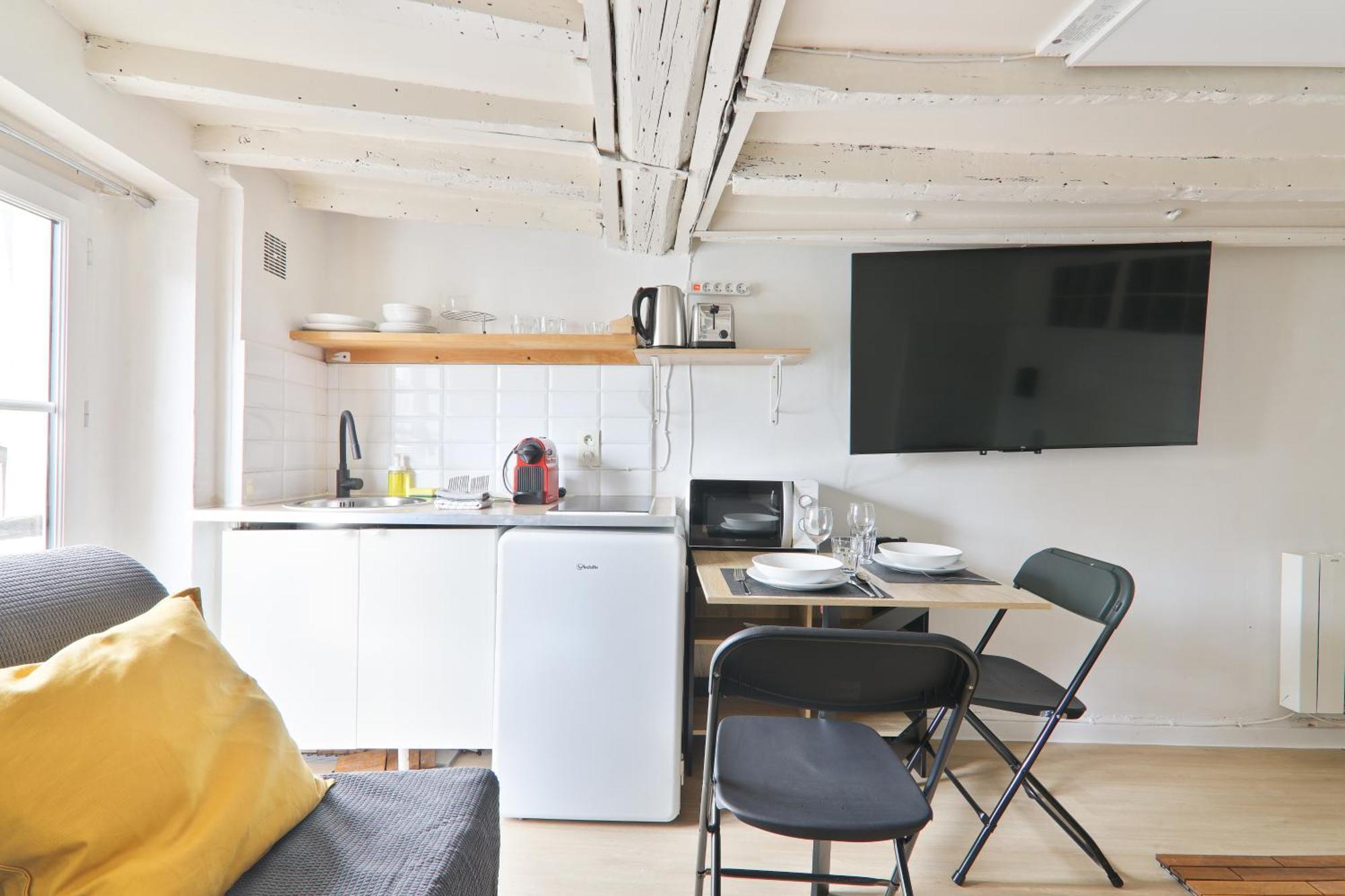 Studio Appartement Quartier Saint-Michel Notre-Dame 3 Free Netflix Париж Екстериор снимка
