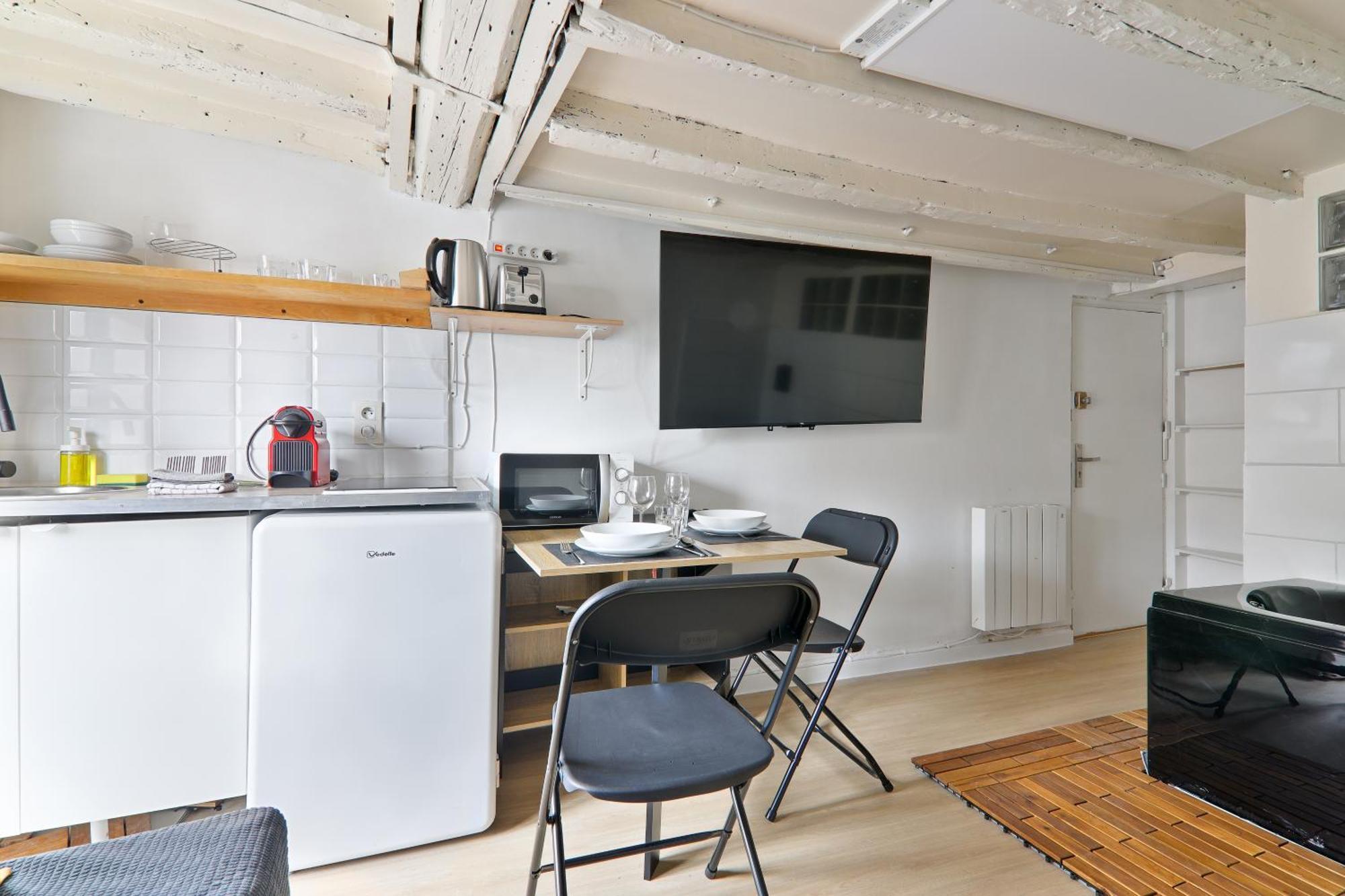 Studio Appartement Quartier Saint-Michel Notre-Dame 3 Free Netflix Париж Екстериор снимка